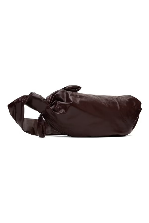 Brown Small Soft Croissant Bag