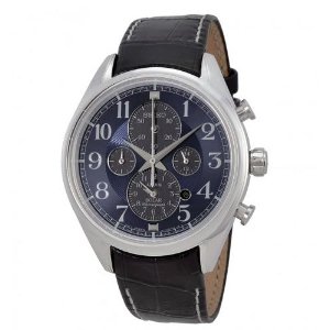 SEIKO Solar Chronograph Blue Dial Stainless Steel Mens Watch