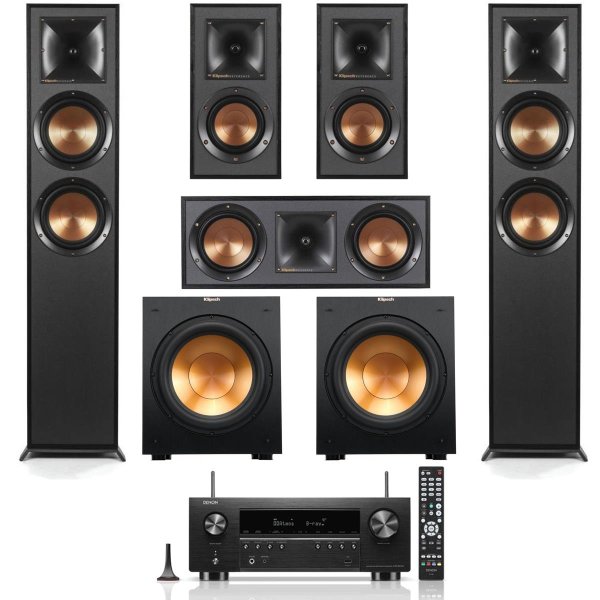 Reference R-625FA 5.2 Home Theater System w/Denon AVR-S970H Rcvr