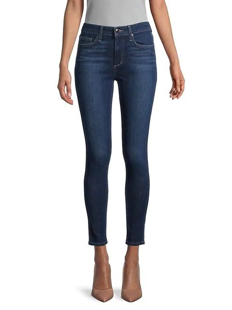 Mid-Rise Skinny Ankle Jeans