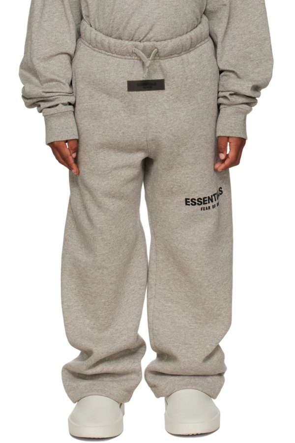 Kids Gray Relaxed Lounge Pants