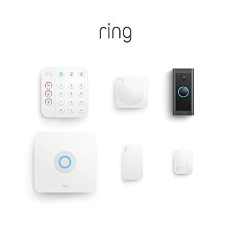 Ring Alarm 5-Piece Kit (2nd Gen) bundle with Ring Video Doorbell Wired