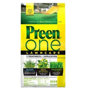 Preen One LawnCare Weed &amp; Feed-Covers 5,000 sq. ft, 18 lb