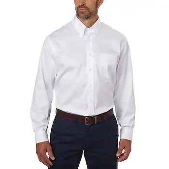 Signature Men's Traditional Fit Dress Shirt - Exact Sleeve Length