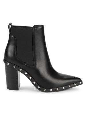 Dodger Studded Point-Toe Booties