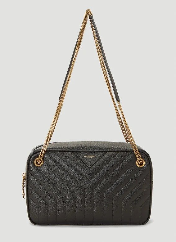Joan Camera Shoulder Bag in Black