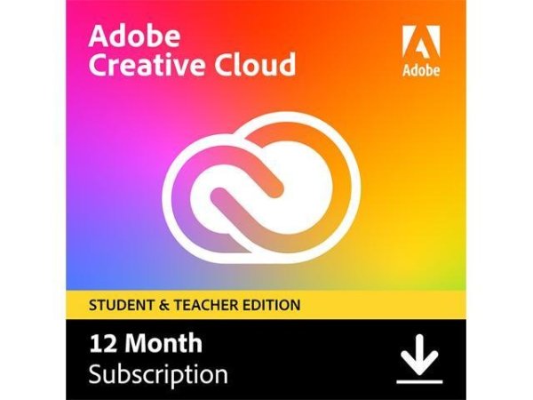 Creative Cloud Student & Teacher Edition 1年 Mac/Windows
