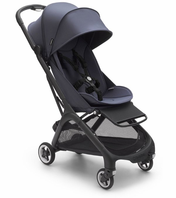 Butterfly Complete Compact Stroller - Black / Stormy Blue