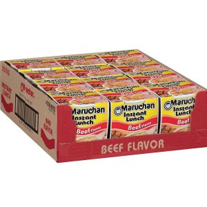 Maruchan Instant Lunch  Beef Flavor, 2.25 Oz, Pack of 12