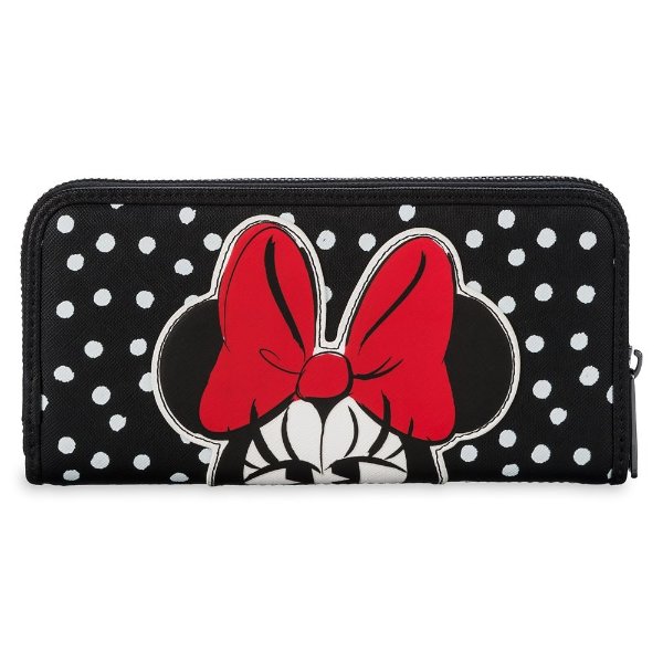 Minnie Mouse Polka Dot Loungefly Wallet | shopDisney