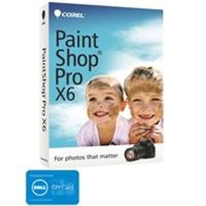 Corel PaintShop Pro X6 Complete package 1 user + $25 promotional eGift card