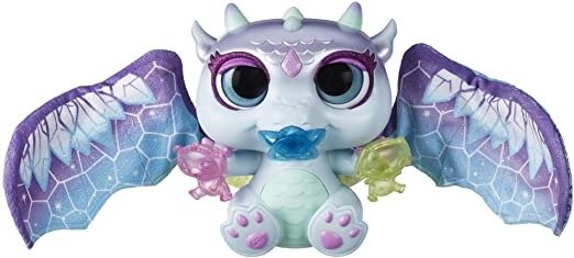 furReal Moodwings Snow Dragon Interactive Pet Toy, 50+ Sounds & Reactions, Ages 4 and Up (Amazon Exclusive)