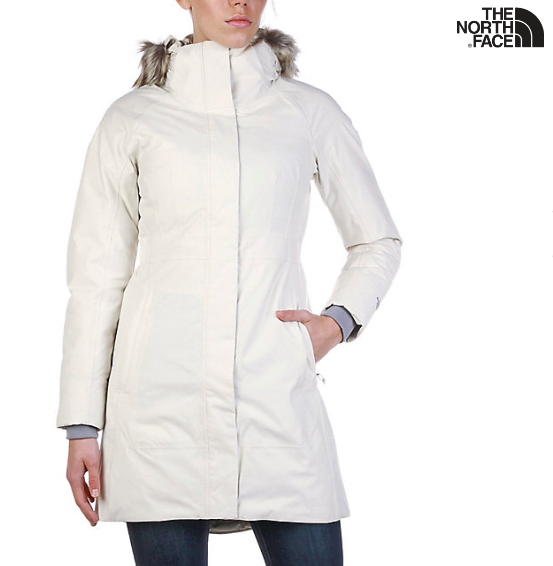 Vintage White The North Face Women's Arctic Parka II 北面女士 长款parka