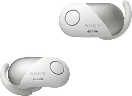 WF-SP700N/L True Wireless Splash-Proof Noise-Cancelling Earbuds with Built-in Microphone (White)