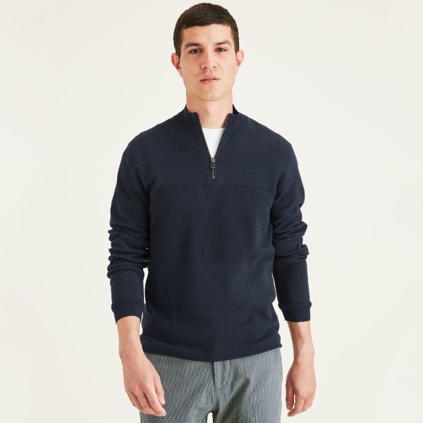 1/4 Zip Sweater, Regular Fit