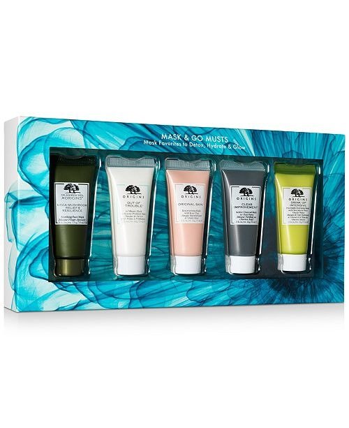 5-Pc. Mask & Go Musts Mask Favorites To Detox, Hydrate & Glow Set