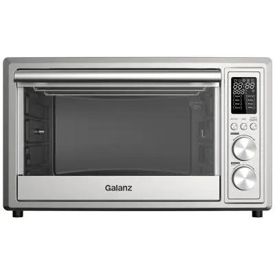 Galanz 1.1 cu. ft. 1800-Watt 6-Slice Stainless Steel Toaster Oven