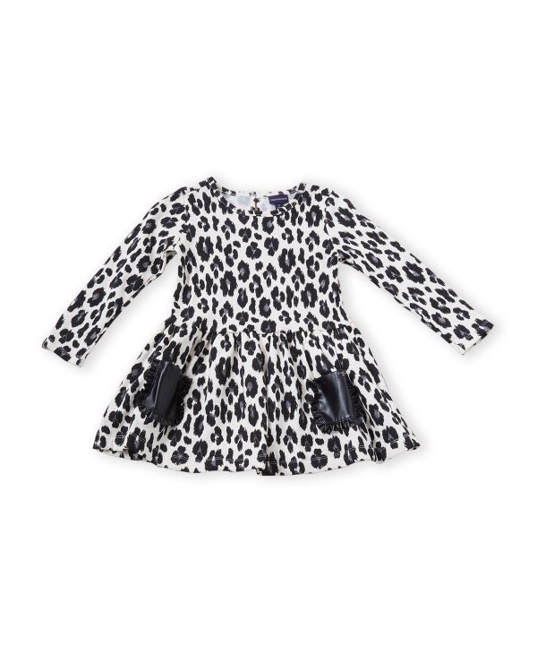 (Girls 4-6x) Cheetah Pocket Dress