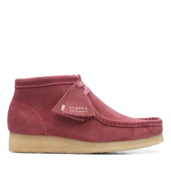 Wallabee Boot Rose Pink Suede