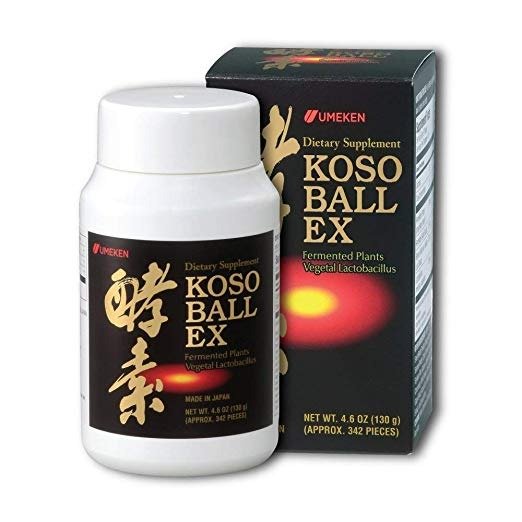 Umeken Special Koso Ball EX - Small Bottle (40 Day Supply) Contain 108 Different Types of Fruit, Vegetables, and Herbs.