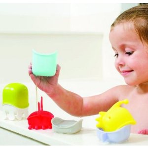 Boon Creatures Interchangeable Bath Toy Cup Set @ Amazon
