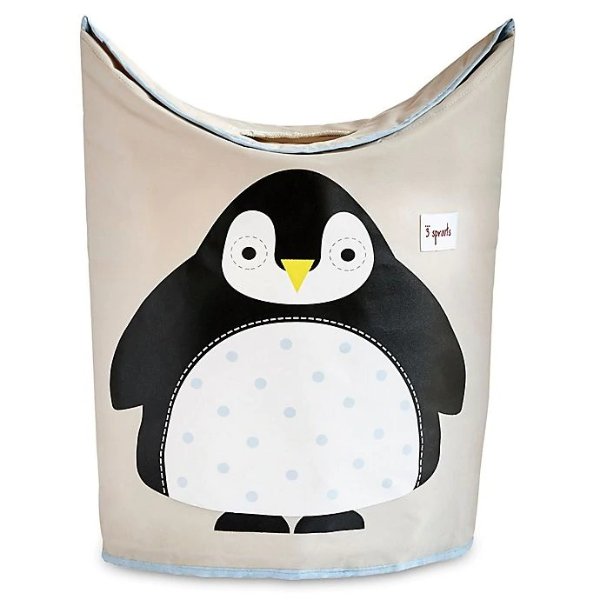 Penguin Laundry Hamper in Black | buybuy BABY