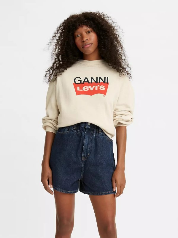® X Ganni Snap Back Sweatshirt