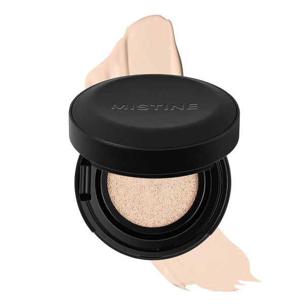 Magic Air Cushion Foundation Velvet Matte Finish Full Coverage Foundation Makeup for Oily Skin,24H Antioxidant Long-Lasting Waterproof SmudgeProof-Fair Ivory