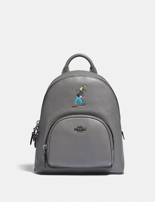 Disney X Coach Carrie Backpack 23 With Goofy Motif