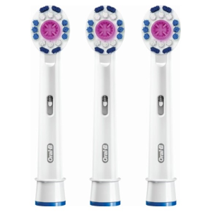 Oral-B - Pro White Replacement Brush Heads (3-Pack) - White