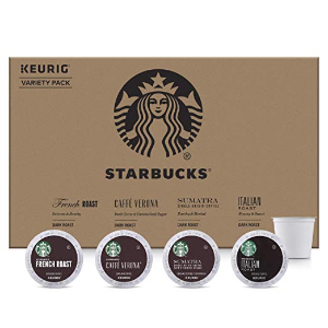 Starbucks Dark Roast Coffee K-Cup Variety Pack for Keurig Brewers, 96 K-Cup Pods