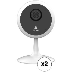 ezviz C1C 1080p Wi-Fi Security Camera (2-Pack)
