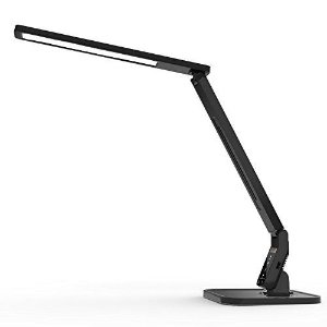 LAMPAT Dimmable LED Desk Lamp, 4 Lighting Modes 5-Level Dimmer, Touch-Sensitive Control Panel, 1-Hour Auto Time