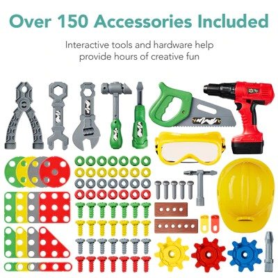 儿童工具台超全玩具套装，150+件套