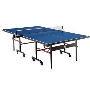 STIGA Advantage Professional Table Tennis Tables - Competition Indoor Design with Net & Post - 10 Minute Easy Assembly Ping-Pong Table with Single Player Playback and Compact Storage