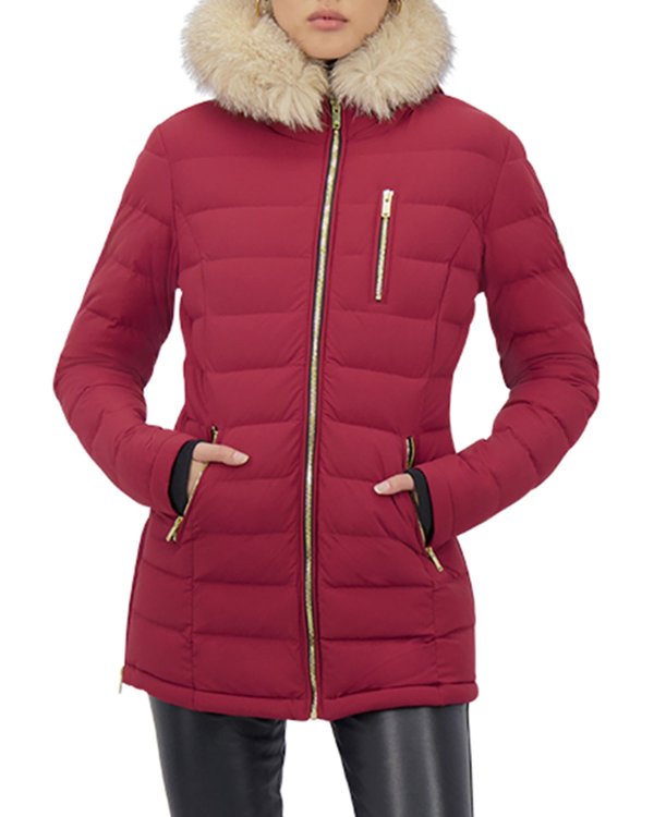 Roselawn 2 Hooded Down Jacket with Fur Ruff