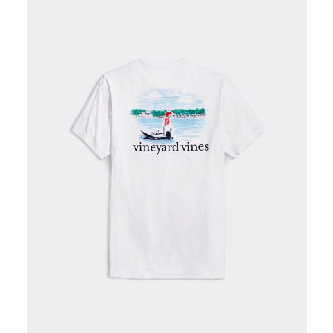 Vineyard VinesSanta On The Fly Short-Sleeve Pocket Tee