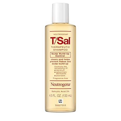 T/Sal Therapeutic Shampoo for Scalp Build-Up Control with Salicylic Acid, Scalp Treatment for Dandruff, Scalp Psoriasis & Seborrheic Dermatitis Relief, 4.5 fl. oz