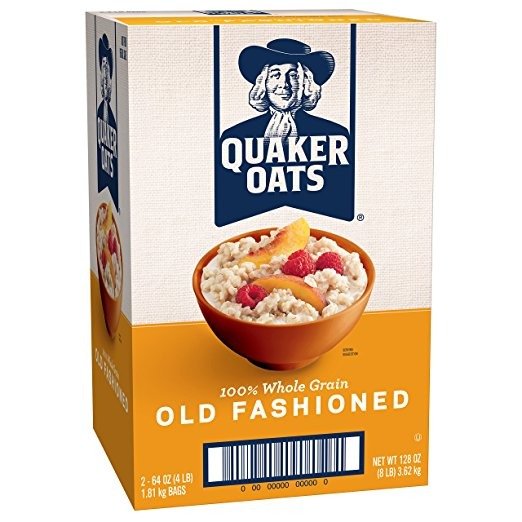 Oats Old Fashioned Oatmeal, Breakfast Cereal, 128 Ounces