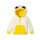Baby Boys' Burger Graphic Long Sleeve Sherpa Hoodie Sweatshirt - Harajuku Mini for Target White/Yellow