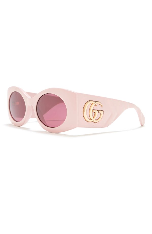 53mm Oval Square Fashion Sunglasses