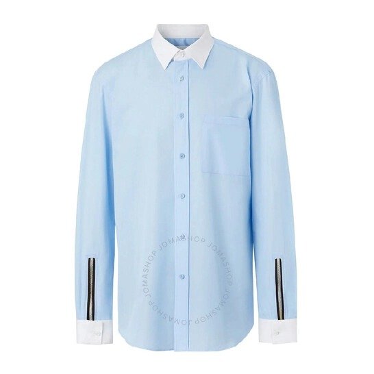 Two- Toned Cotton Poplin Shirt