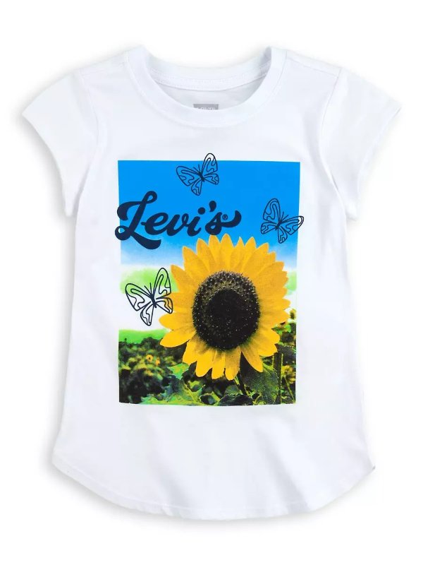 Sunflower Graphic T-shirt Big Girls S-xl