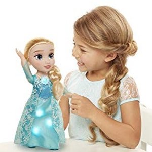 Disney 迪士尼冰雪奇缘的Elsa公主，项链和裙子会发光