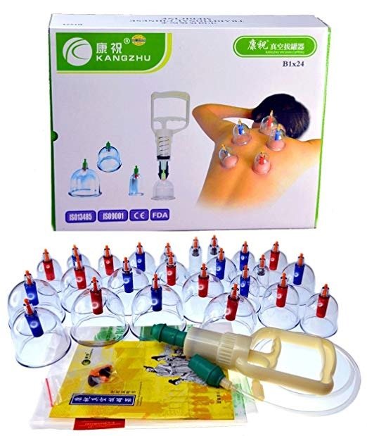 Kangzhu Biomagnetic Chinese Cupping Therapy Cup, Set of 24
