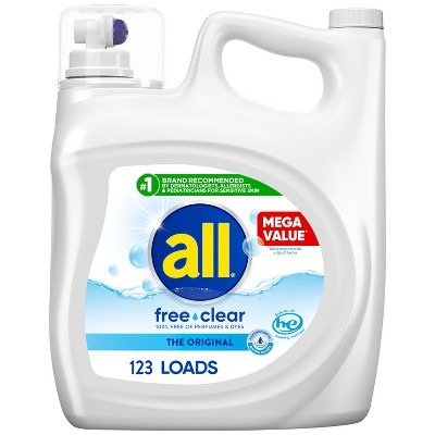 Ultra Free Clear HE Liquid Laundry Detergents 88 fl oz