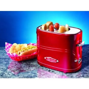 Nostalgia Electrics - Retro Series Pop-Up Hot Dog Toaster - Red