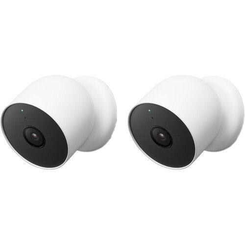 Google Nest Cam 无线户外安全摄像头 2只