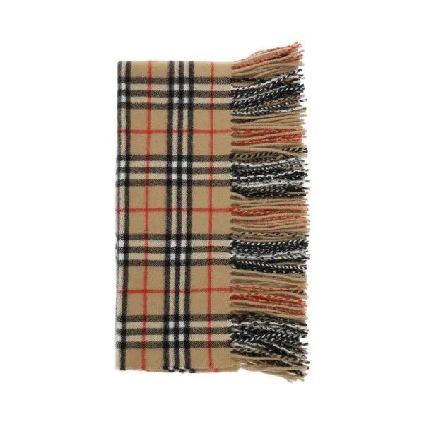 BURBERRY ered "happy cashmere checkered