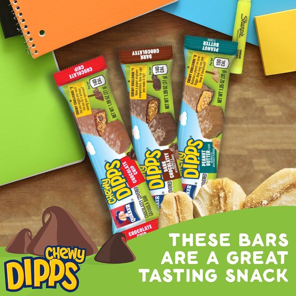Quaker Chewy Dipps Chocolate Covered Granola Bars